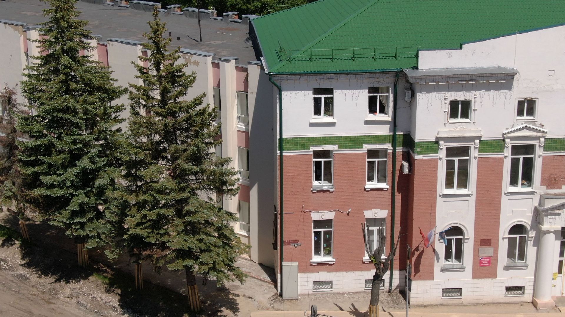 Зарайск, культура, архитектура,видео с коптера,