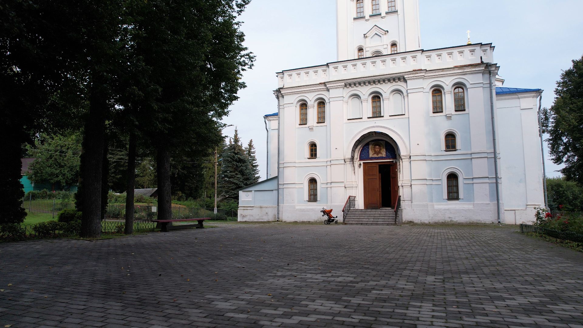 монастырь, архитектура, яхрома,видео с коптера,