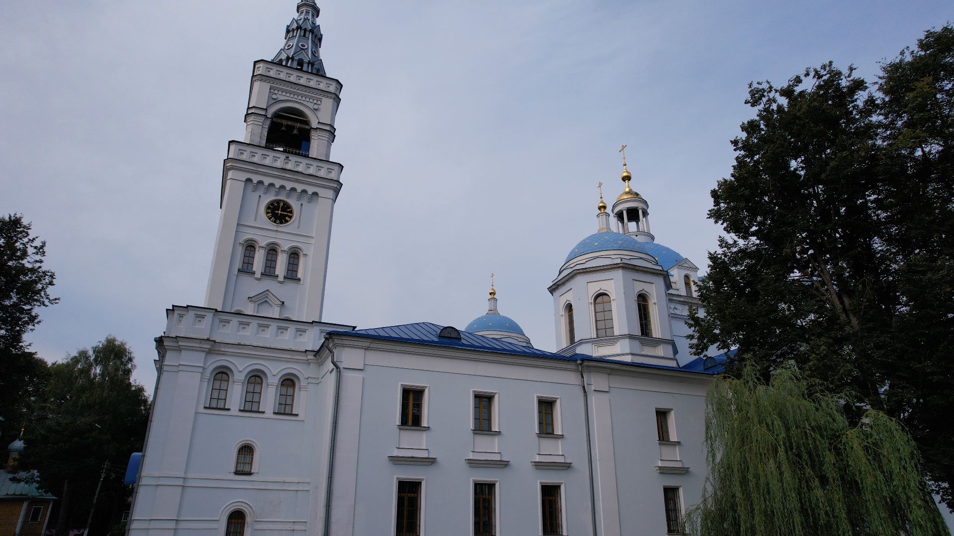 монастырь, архитектура, яхрома,видео с коптера,