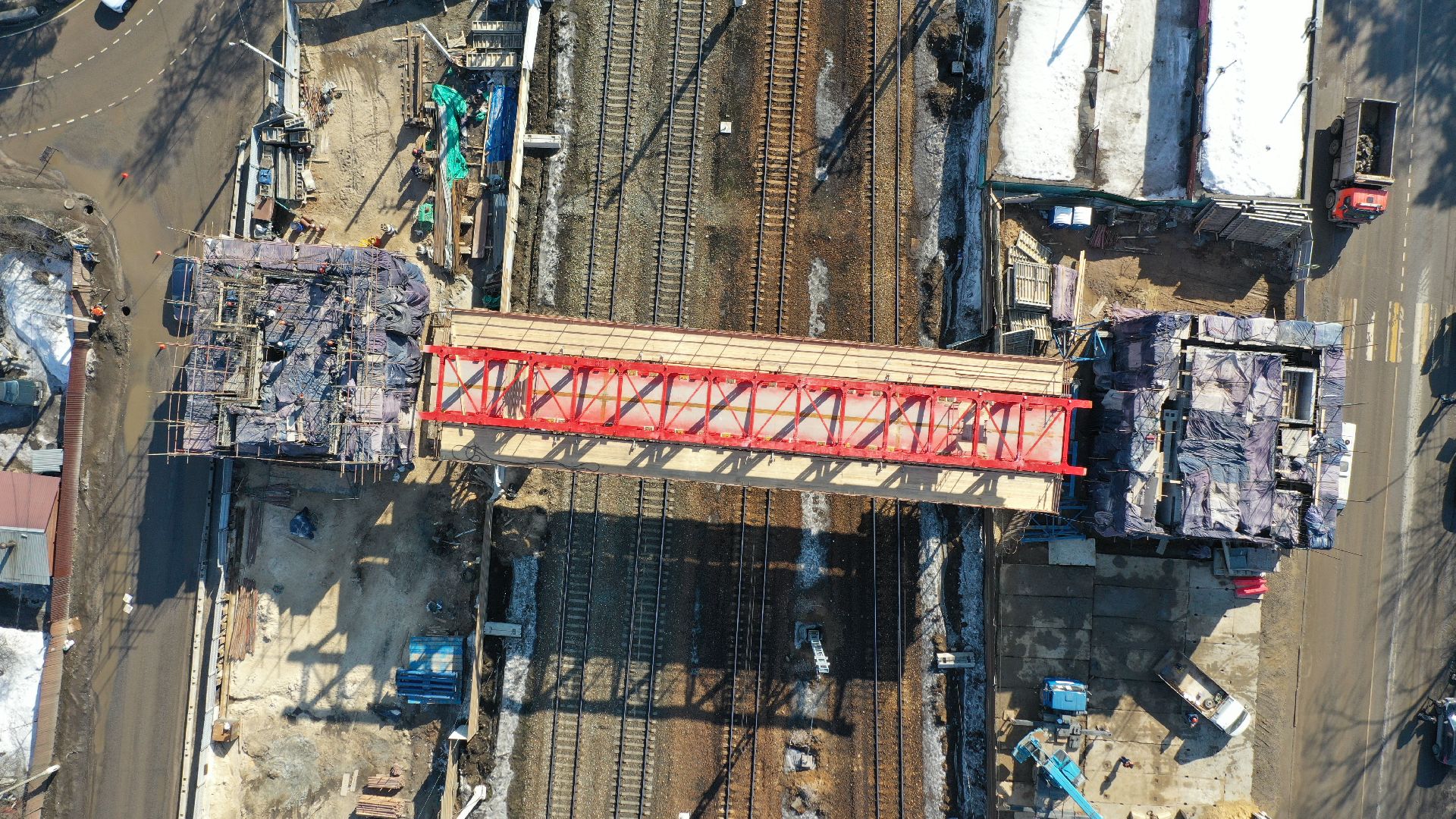 переход, раменское, жд,видео с коптера,