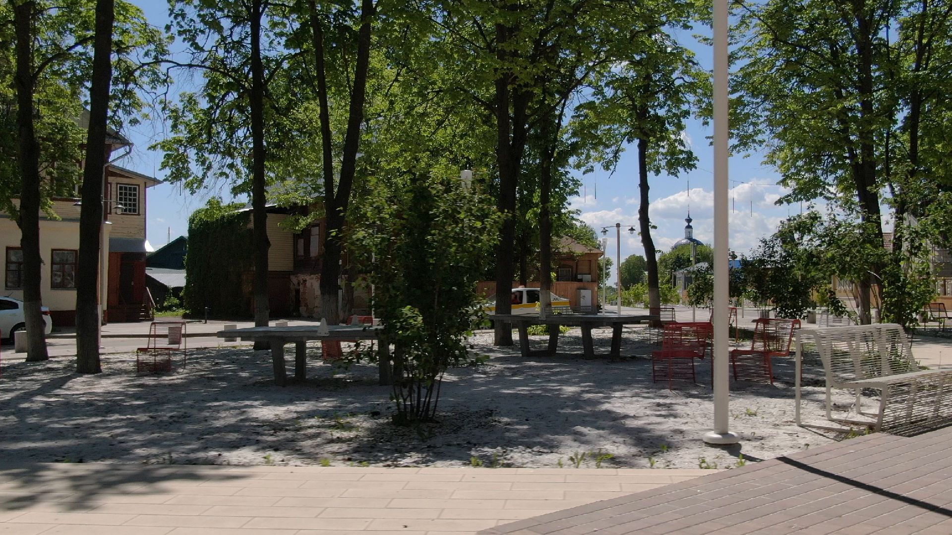 зарайск, культура, благоустройство,видео с коптера,