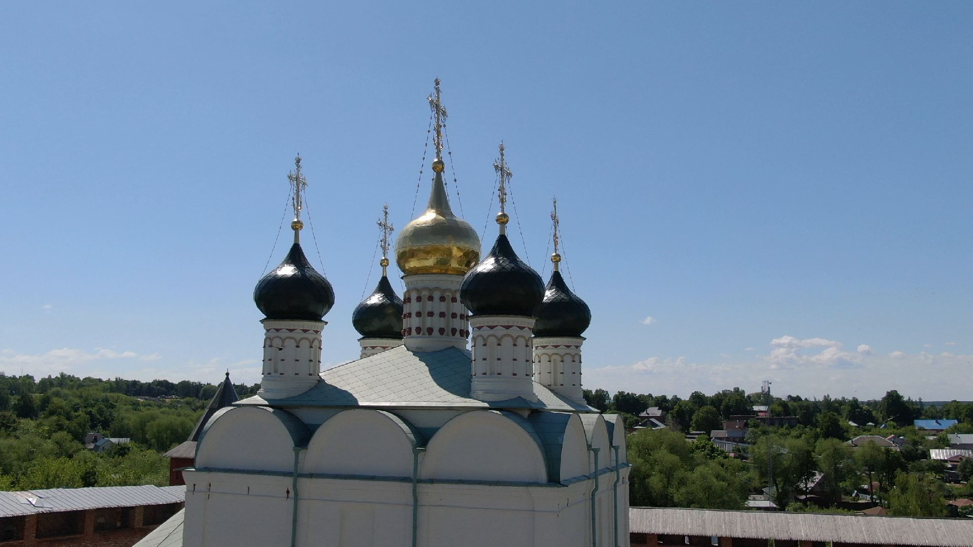 зарайск, культура, благоустройство,видео с коптера,