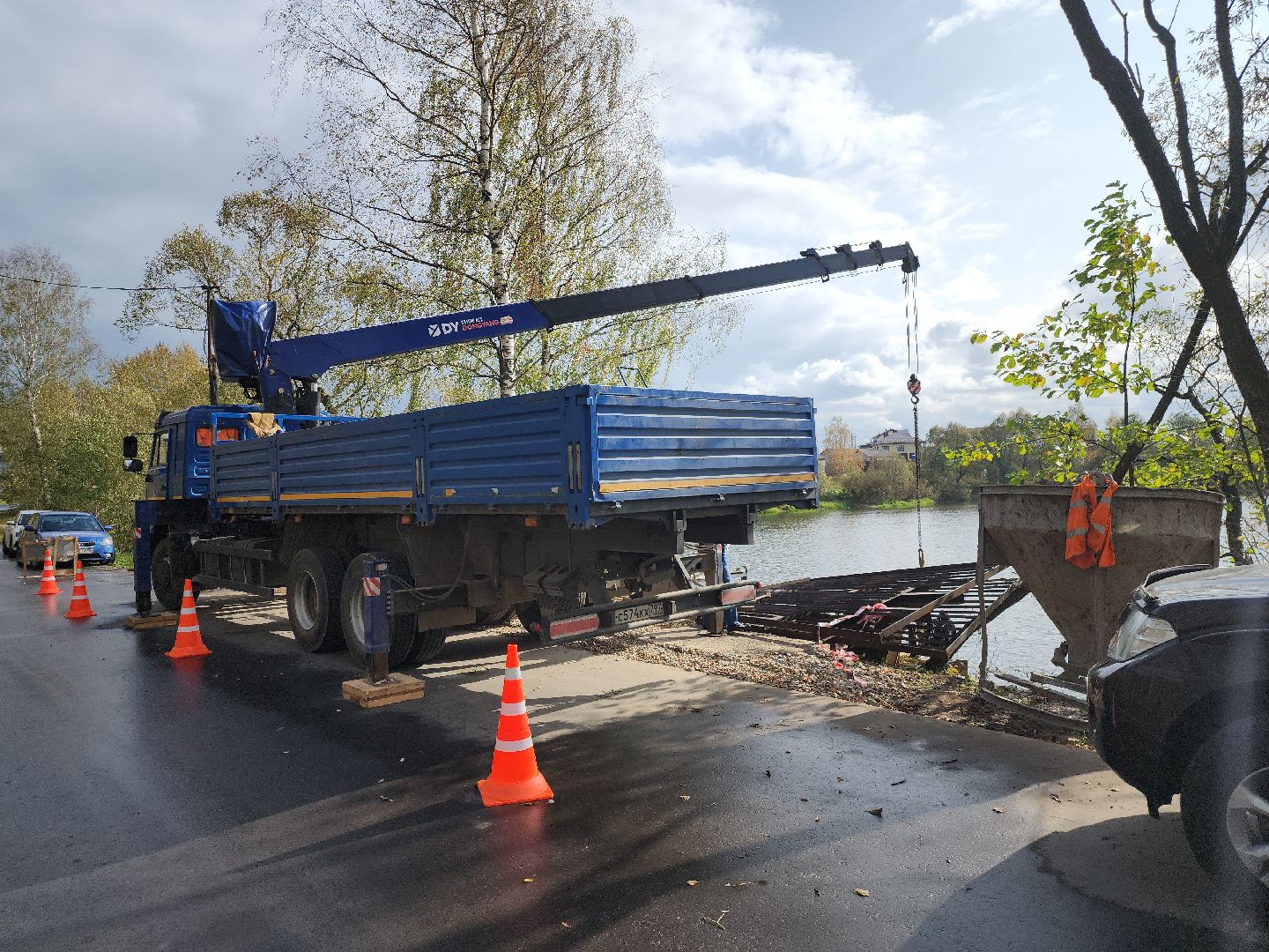 река Злодейка, плотина, Домодедово,