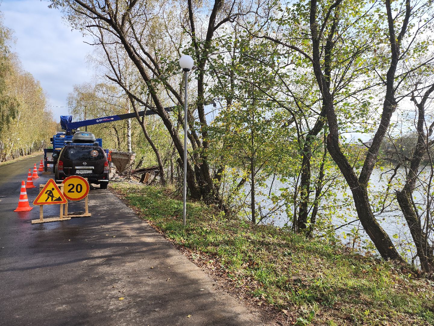 река Злодейка, плотина, Домодедово,