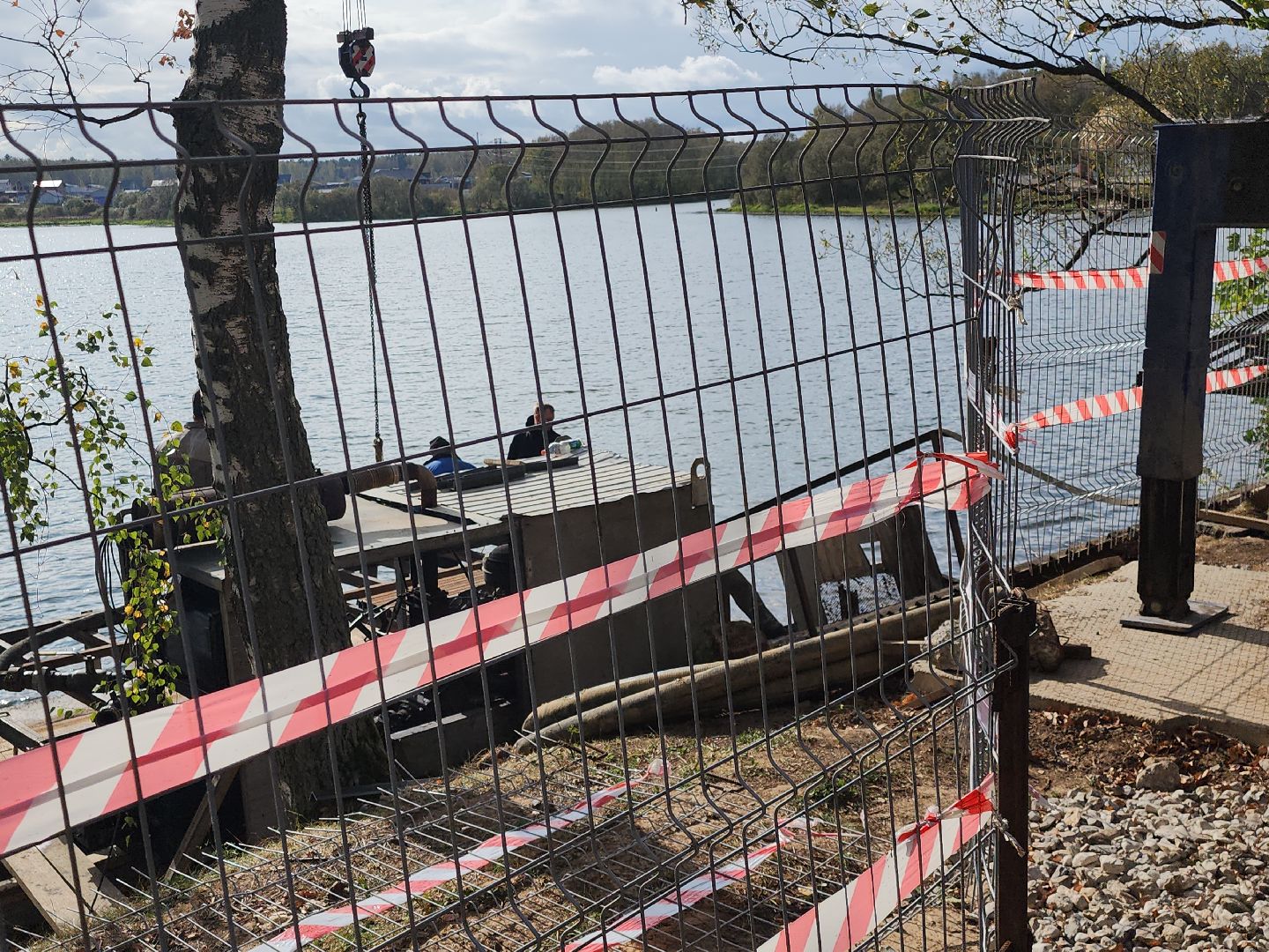 река Злодейка, плотина, Домодедово,