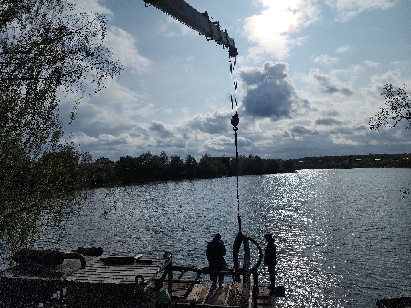 река Злодейка, плотина, Домодедово,