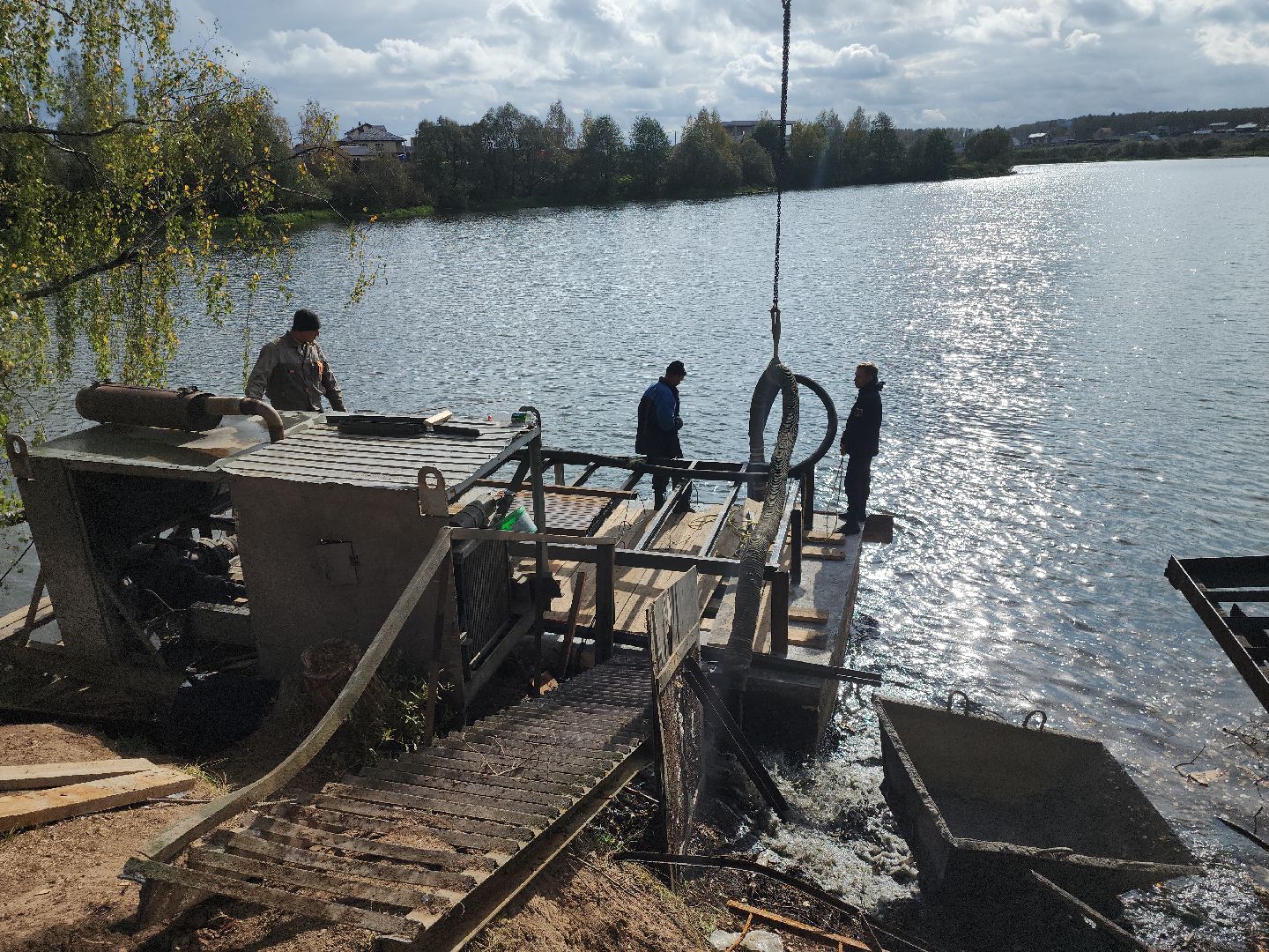 река Злодейка, плотина, Домодедово,