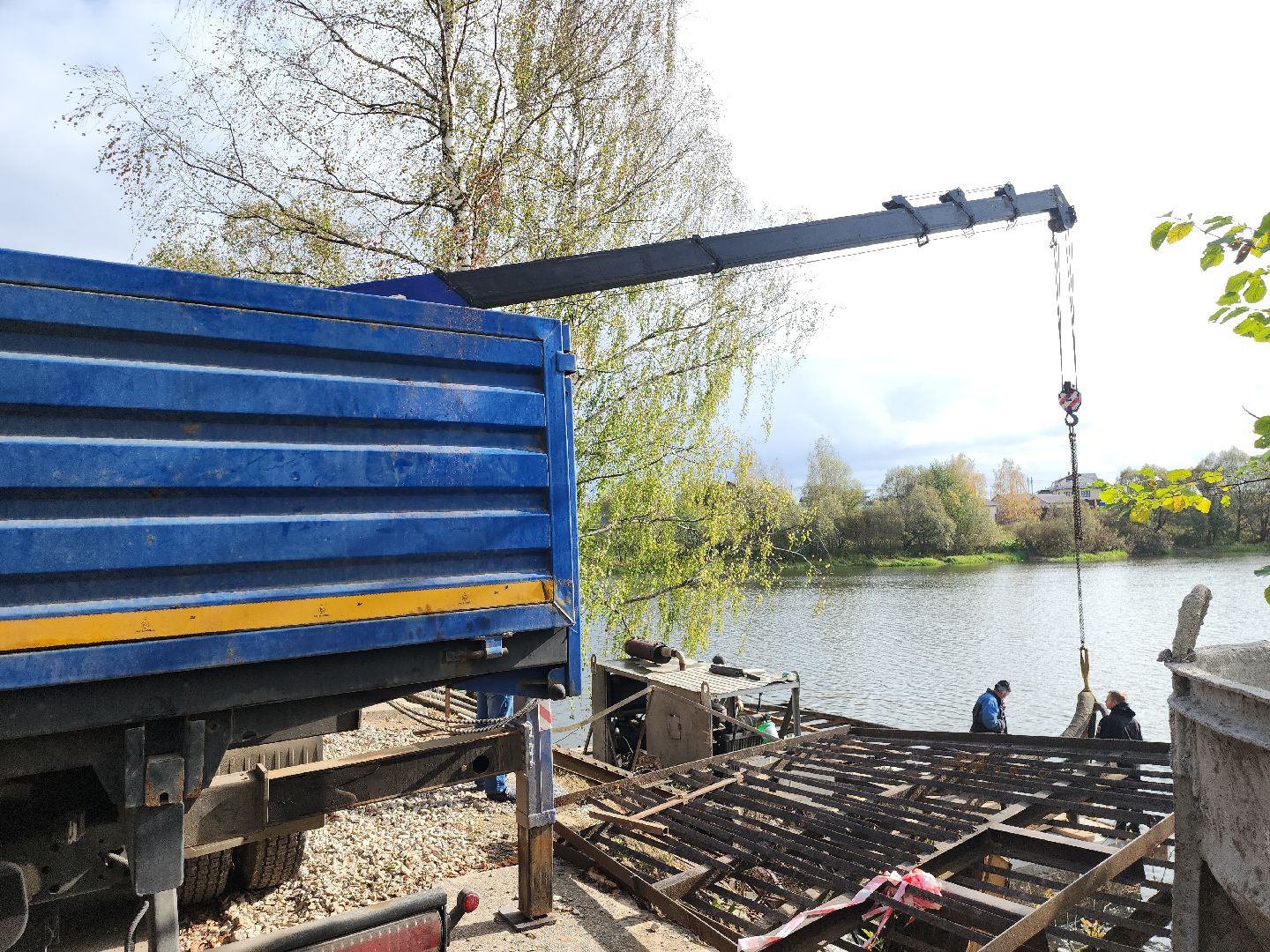 река Злодейка, плотина, Домодедово,