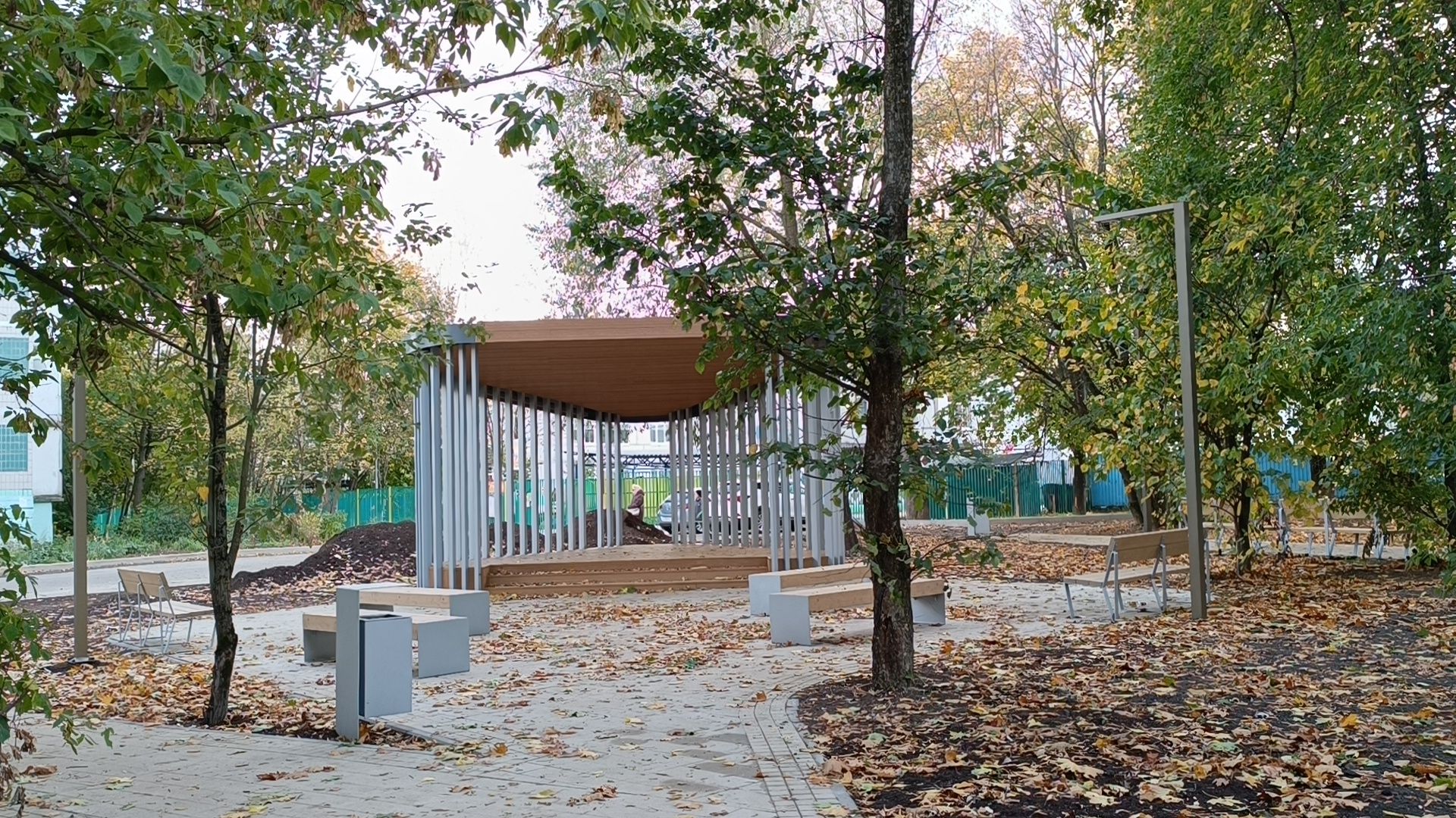 лобня, сквер, благоустройство,