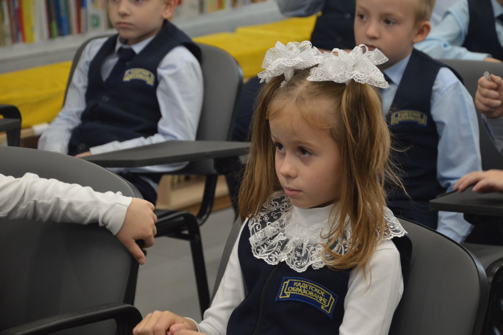 шатура, библиотека, день учителя, кадеты, ученики,