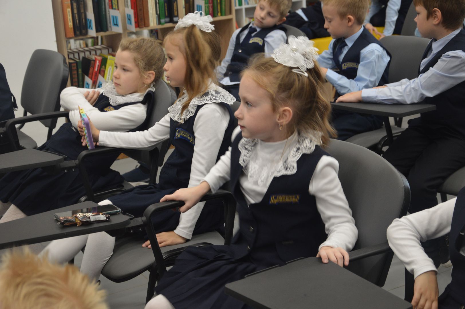 шатура, библиотека, день учителя, кадеты, ученики,