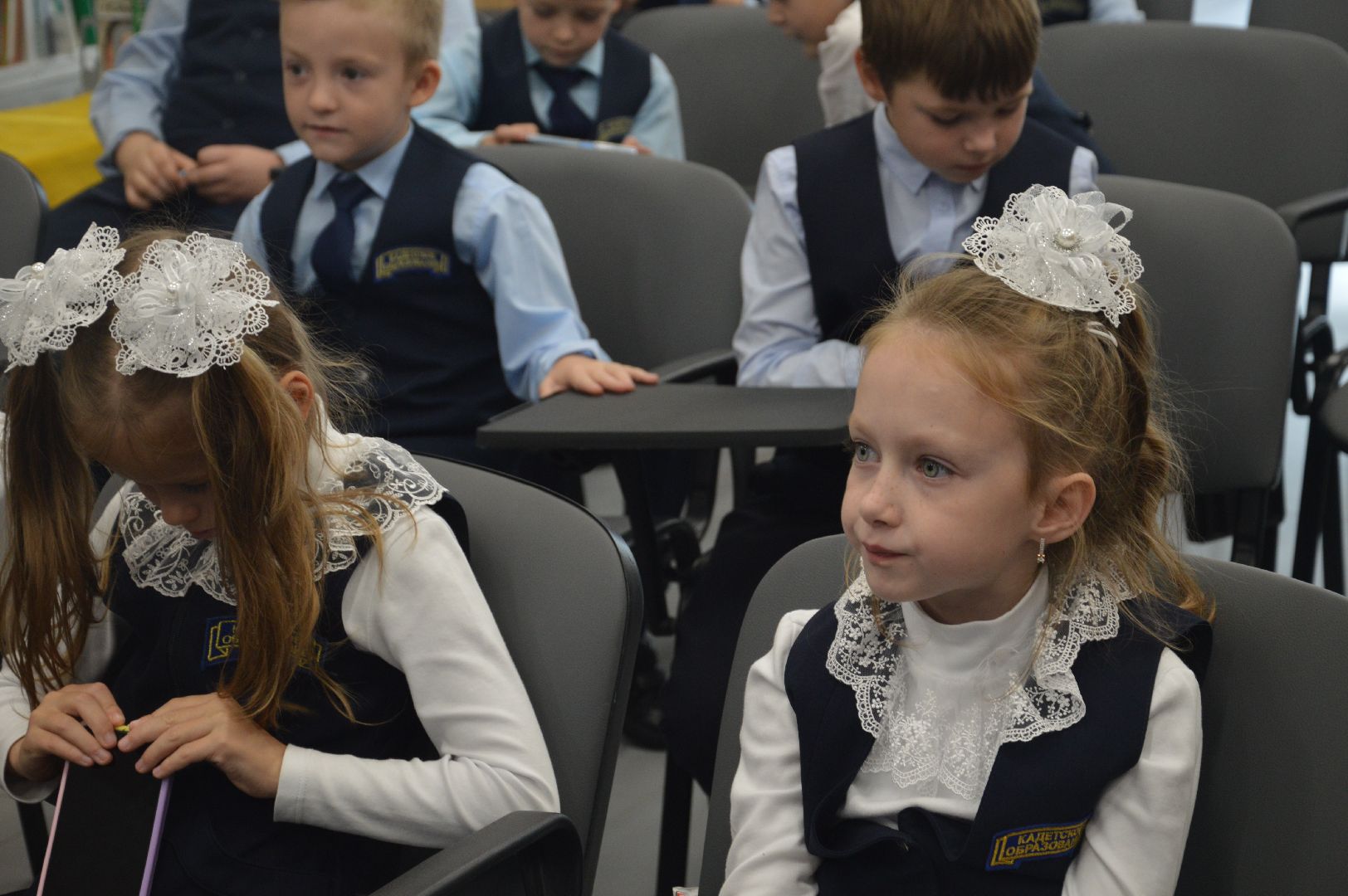 шатура, библиотека, день учителя, кадеты, ученики,