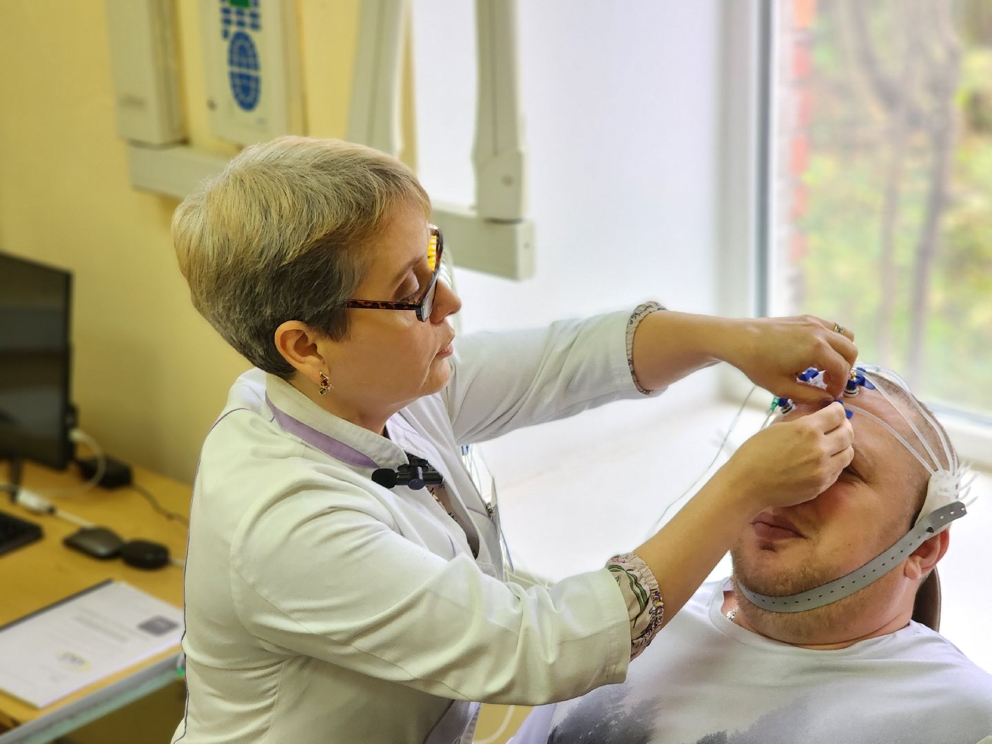 медицина, серпухов, поликлиника, электроэнцефалограф, неврология, новое оборудование,