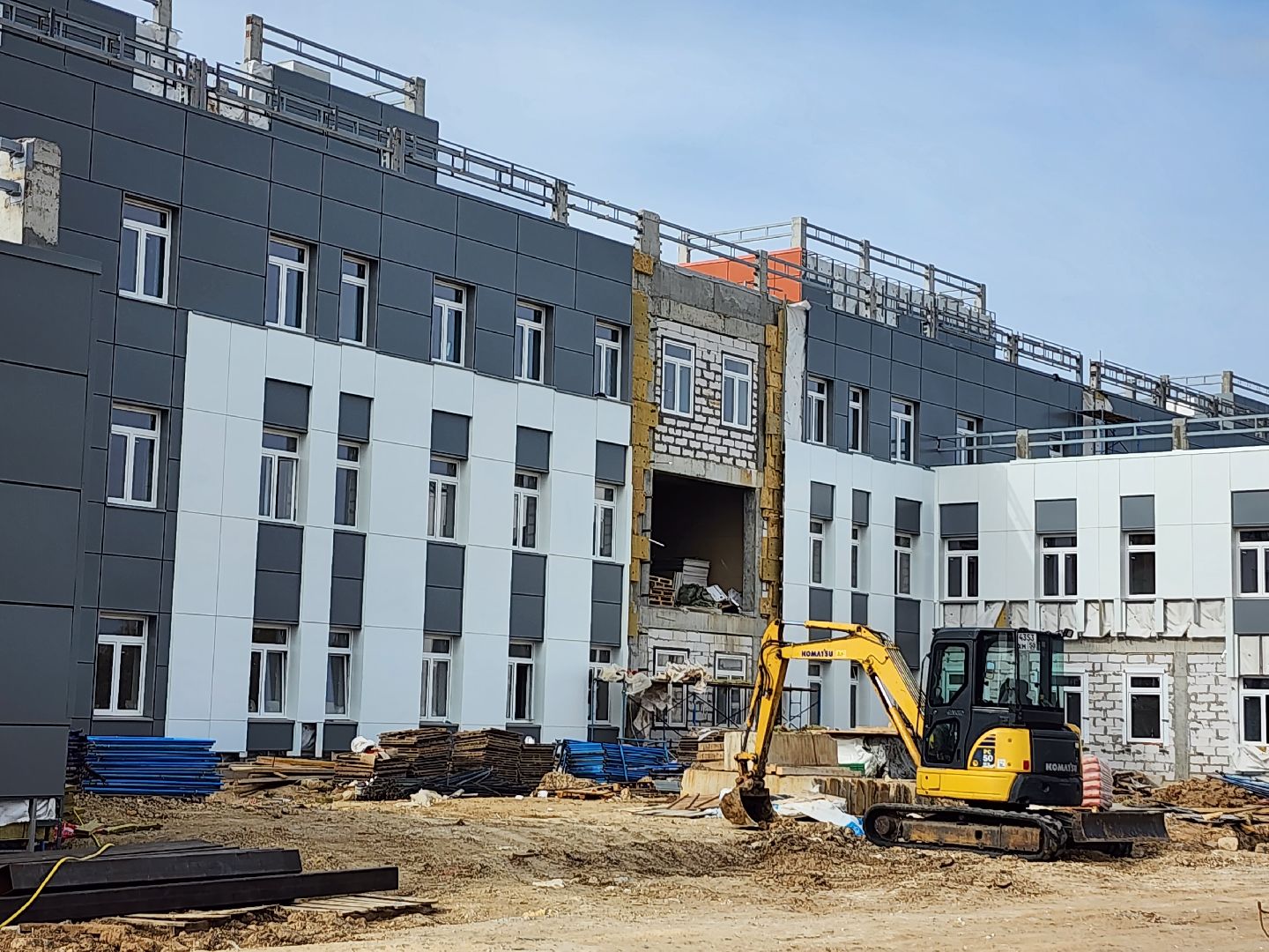 строительство, серпухов, ивановские дворики, медицина, поликлиника,