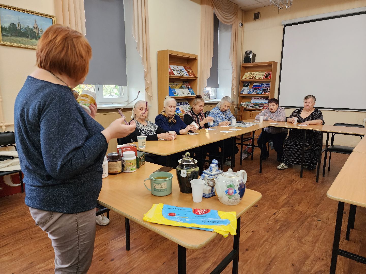 раменское, медицина, школа здоровья, фитотерапия, занятие в раменской центральной библиотеке,