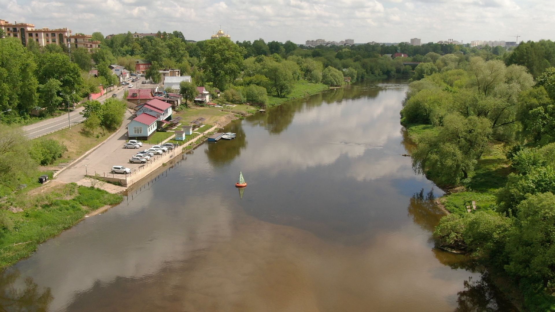 Звенигород, собор, археология,видео с коптера,