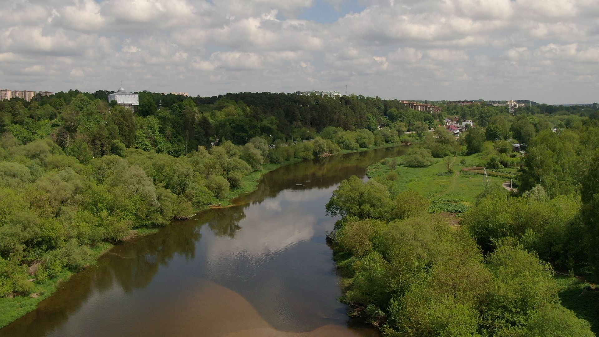 Звенигород, собор, археология,видео с коптера,