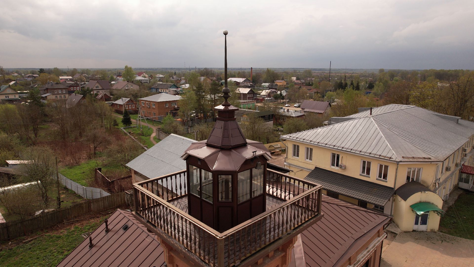 Талдом, культура, архитектура,видео с коптера,