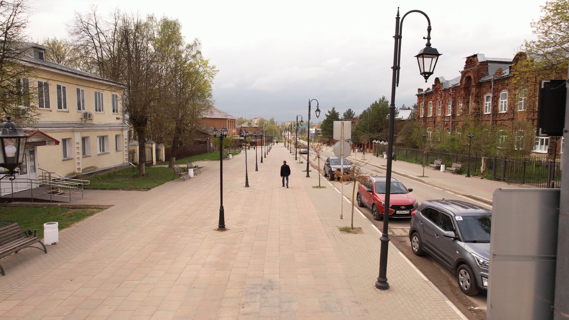 Талдом, культура, архитектура,видео с коптера,