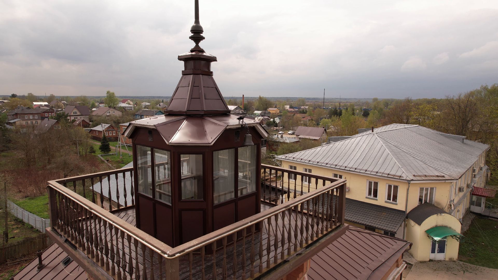 Талдом, культура, архитектура,видео с коптера,