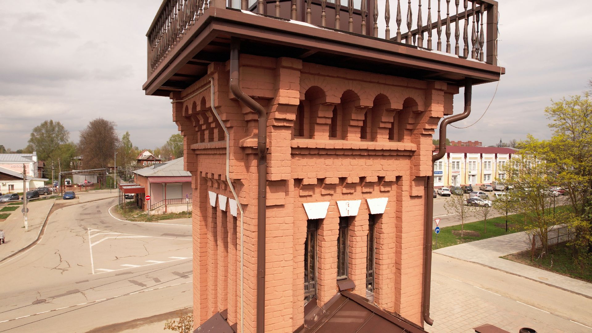 Талдом, культура, архитектура,видео с коптера,