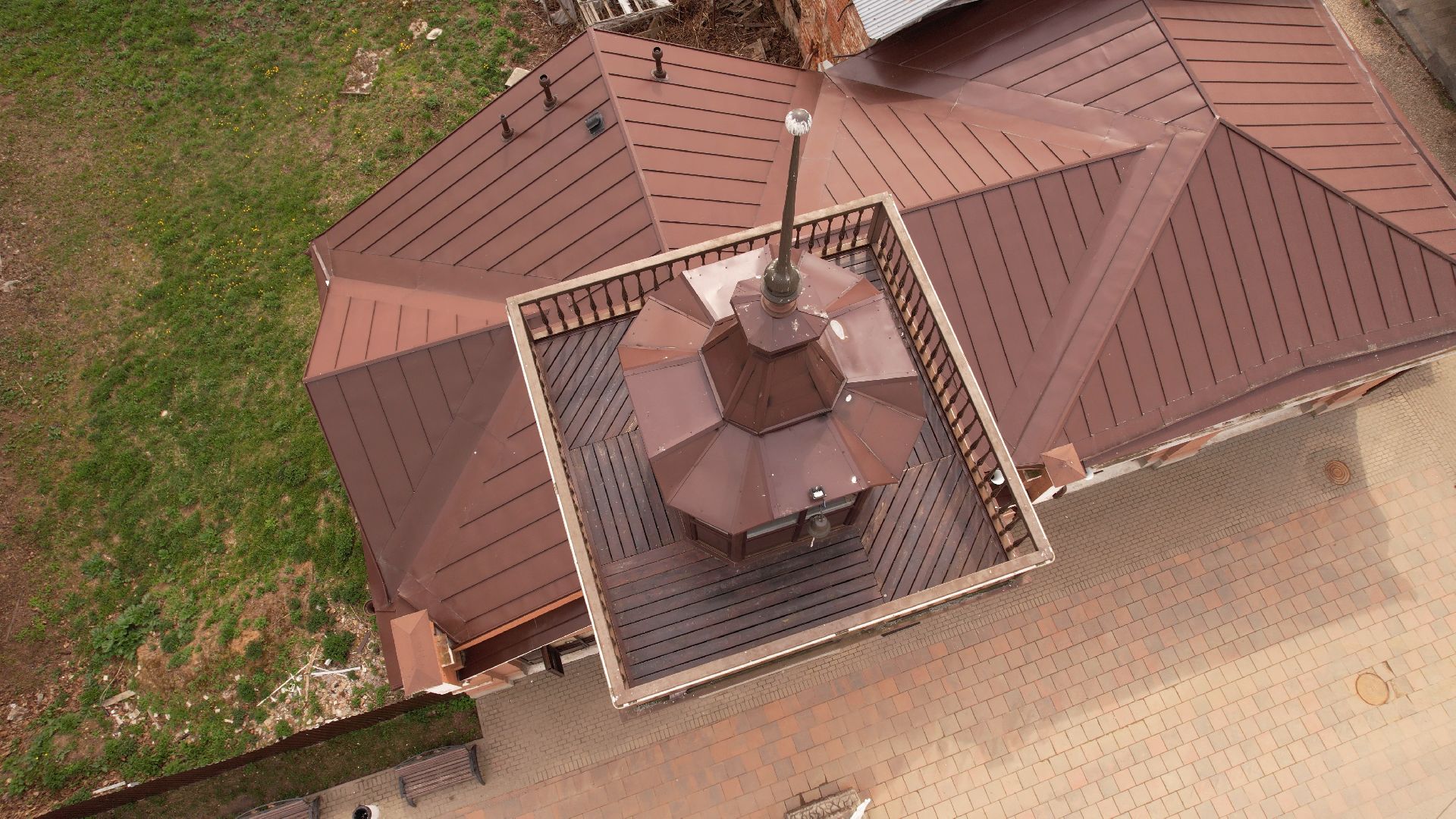 Талдом, культура, архитектура,видео с коптера,