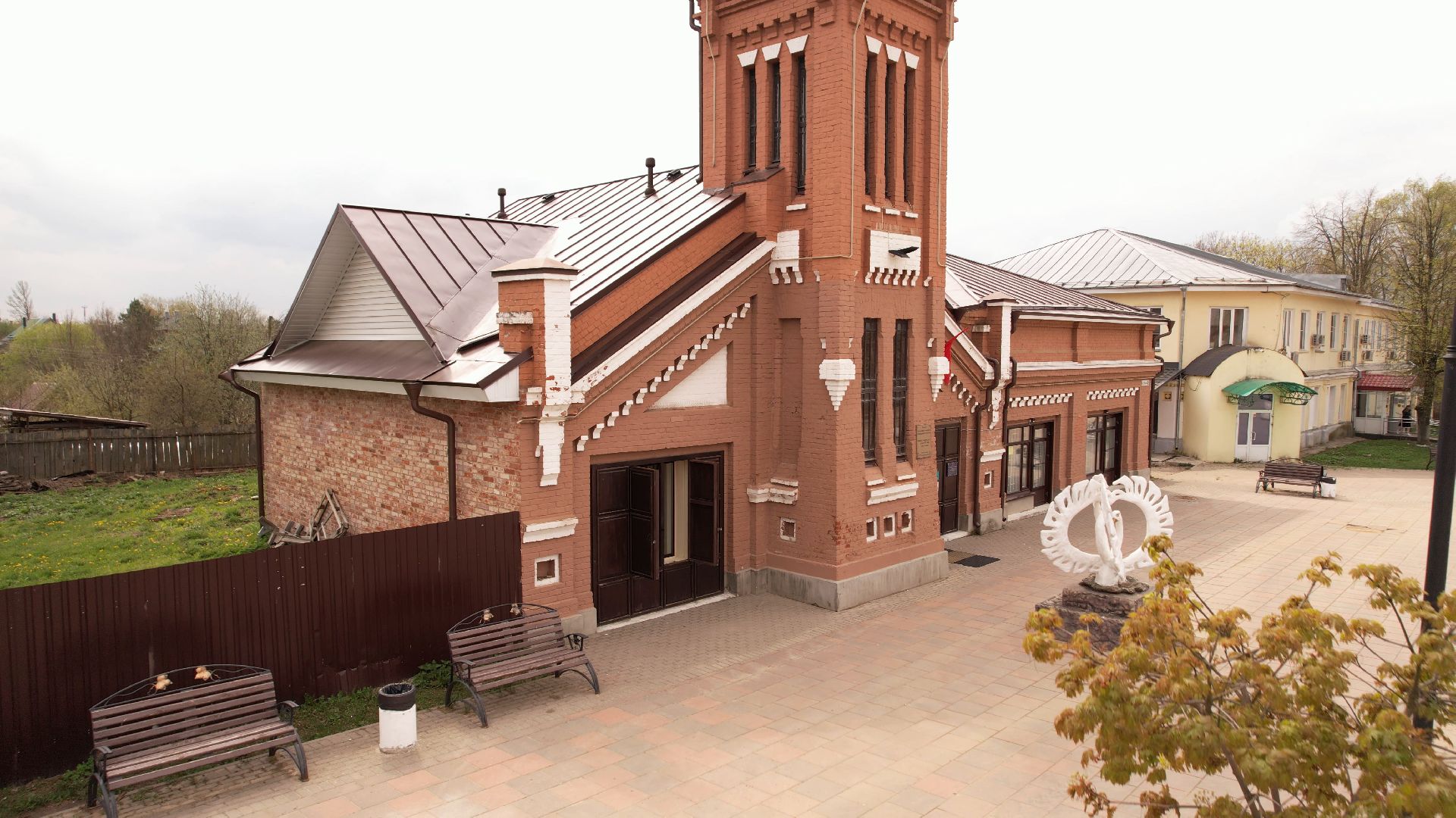 Талдом, культура, архитектура,видео с коптера,