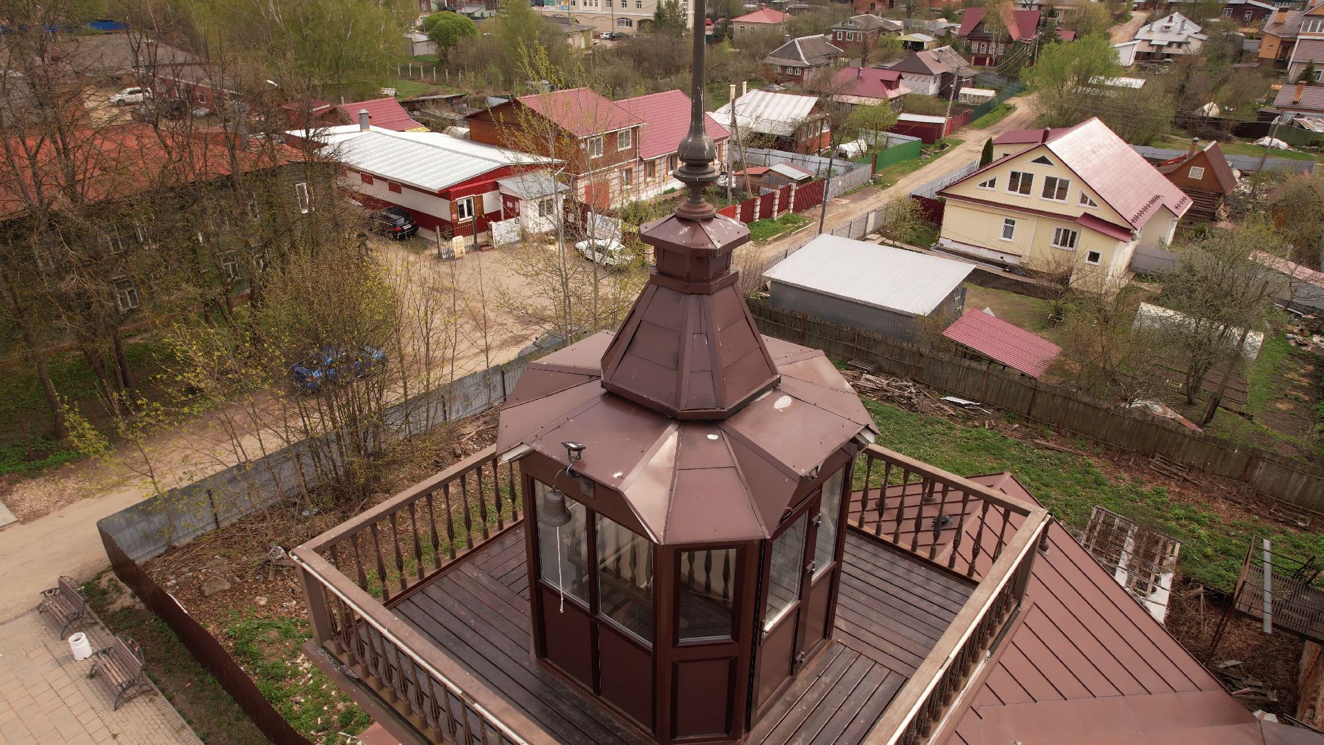 Талдом, культура, архитектура,видео с коптера,