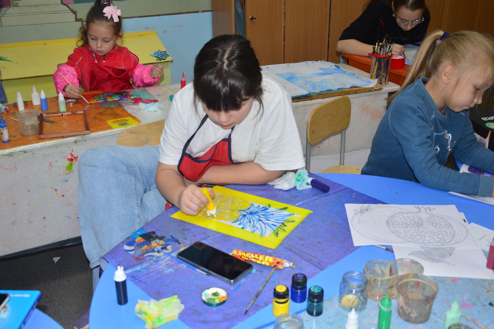 шатура, шатурторф, дом культуры, витражная роспись, ИЗО, студия,