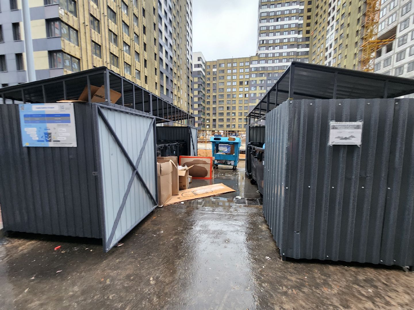 долгопрудный, ТКО, мусор, контейнерная площадка, ЖК Бригантина,