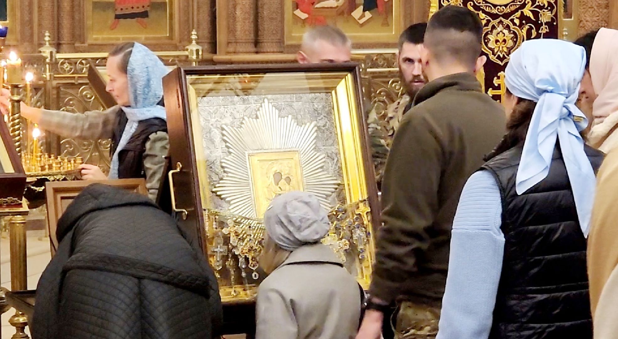 Одинцово, икона, святыня, крестный ход, лесной городок,казаки,