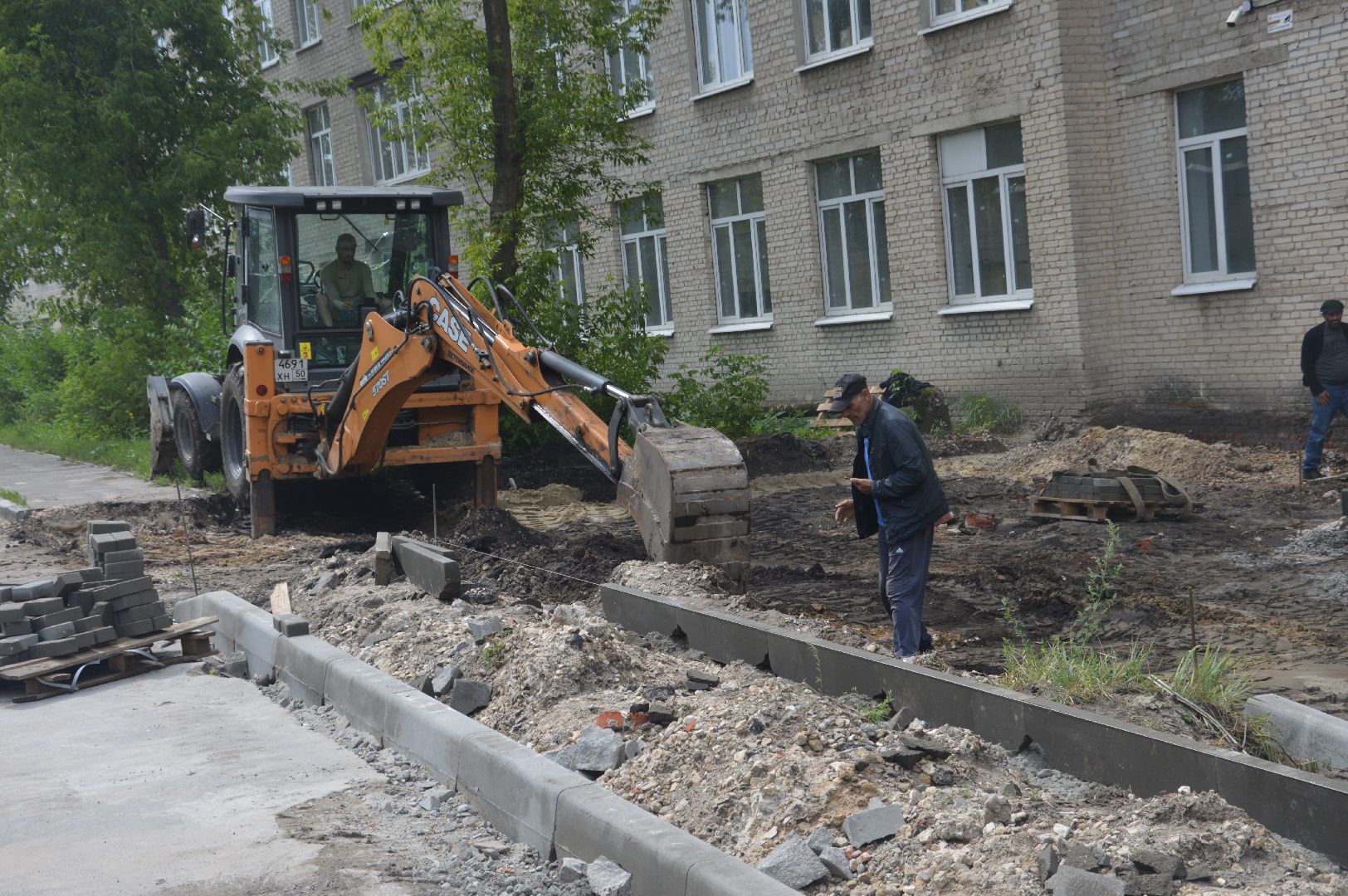 шатура, шэт, шатурский энергетический техникум, тротуарная плитка, ремонт здания,