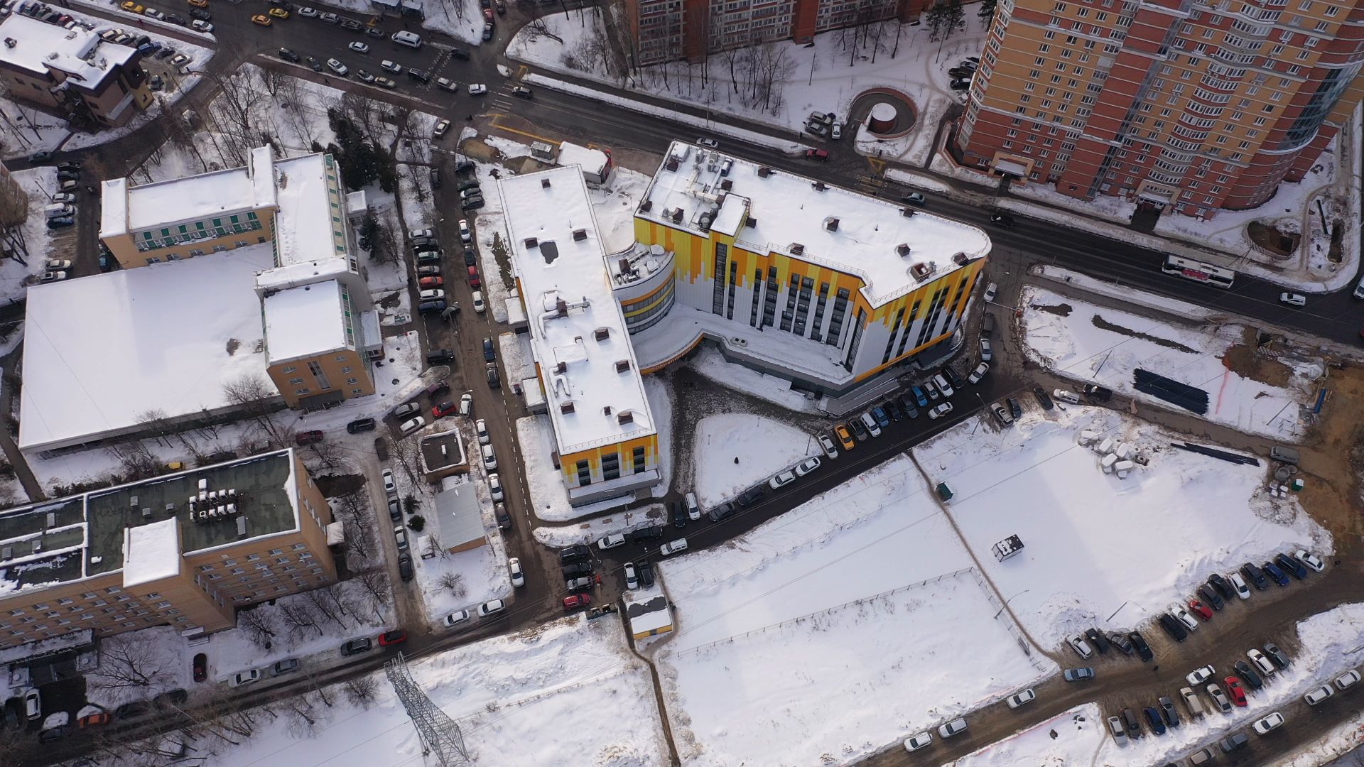 одинцово, поликлиника, диабет,видео с коптера,