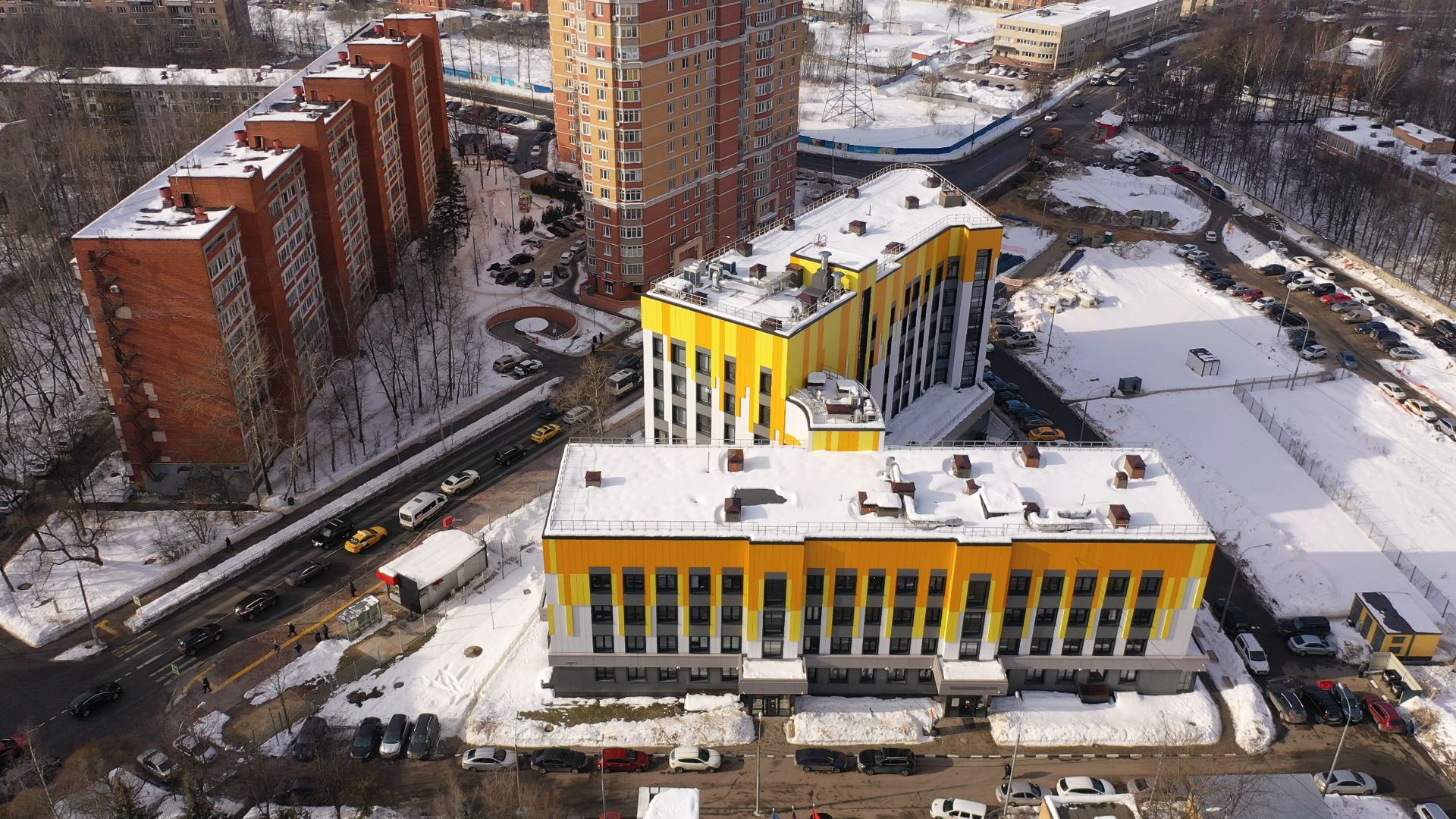 одинцово, поликлиника, диабет,видео с коптера,