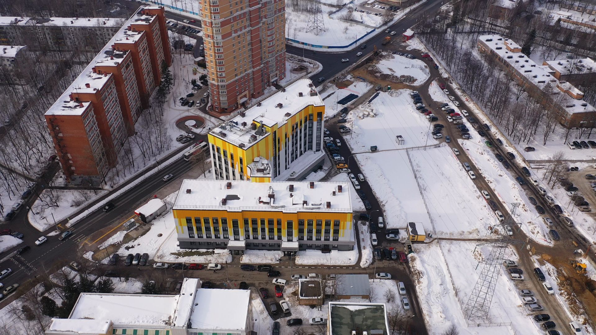 одинцово, поликлиника, диабет,видео с коптера,