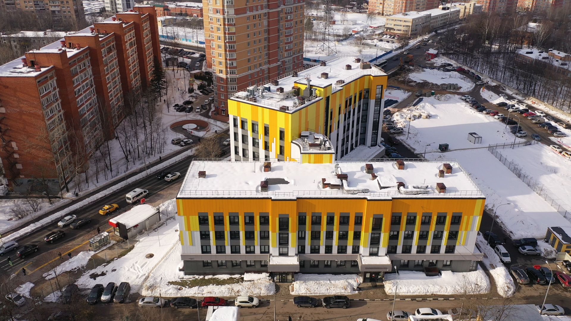 одинцово, поликлиника, диабет,видео с коптера,