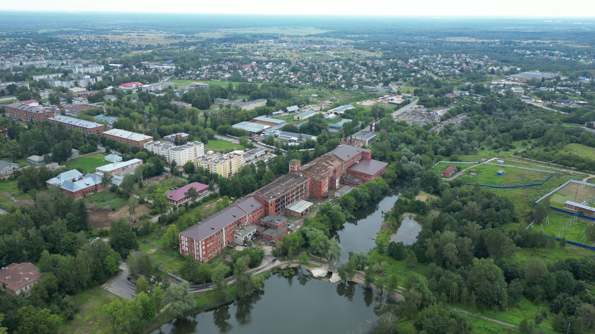 Высоковск, реставрация, культура,видео с коптера,