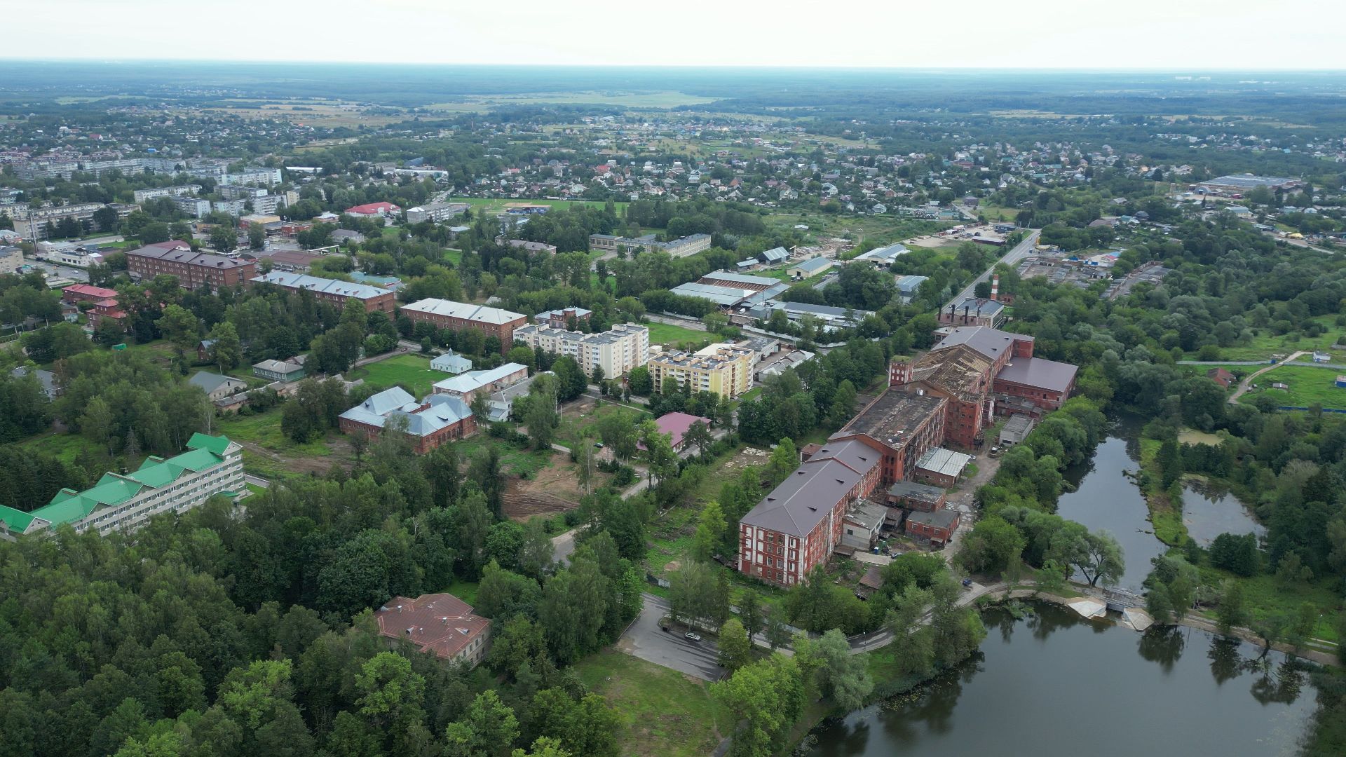 Высоковск, реставрация, культура,видео с коптера,