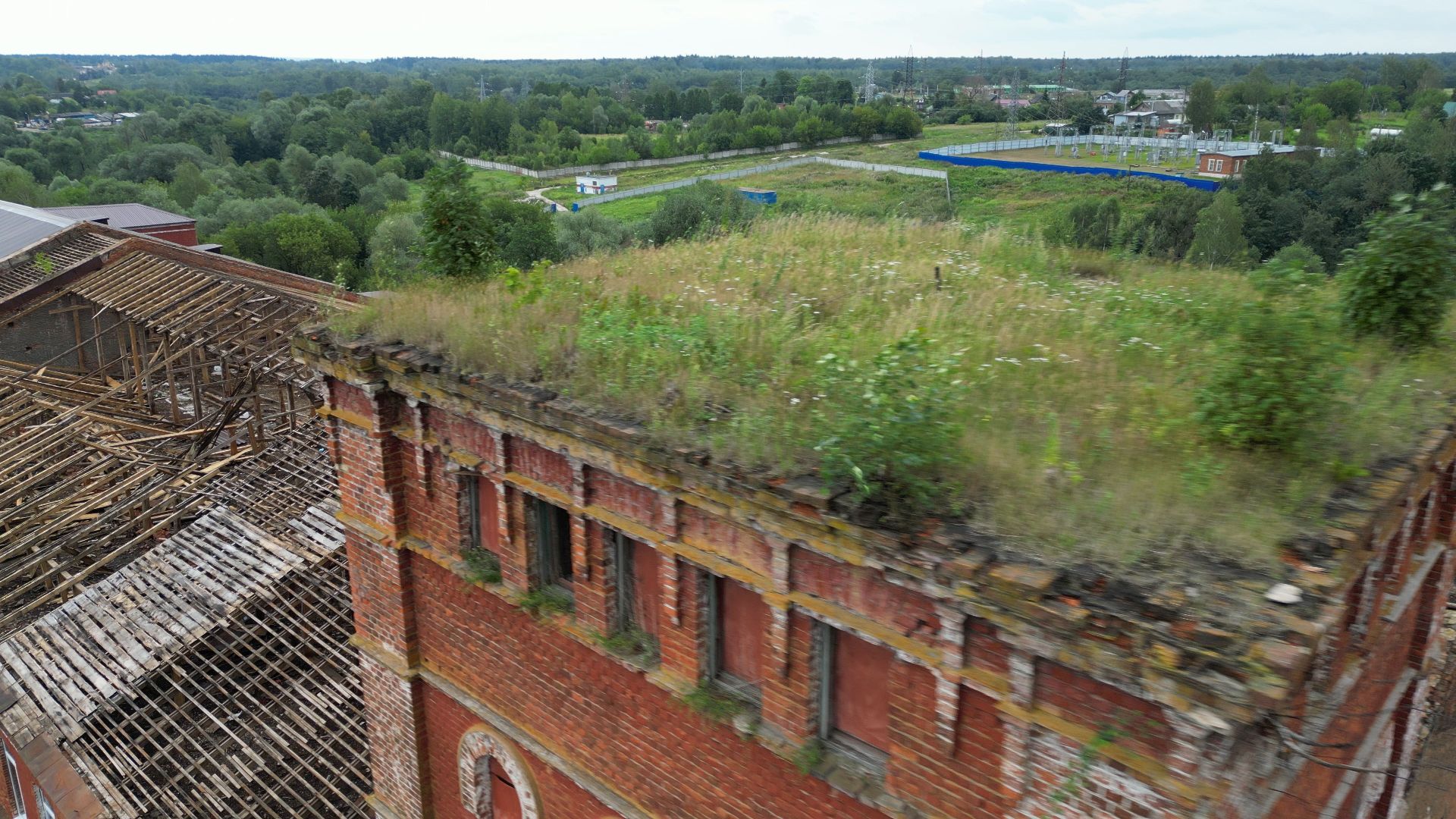 Высоковск, реставрация, культура,видео с коптера,