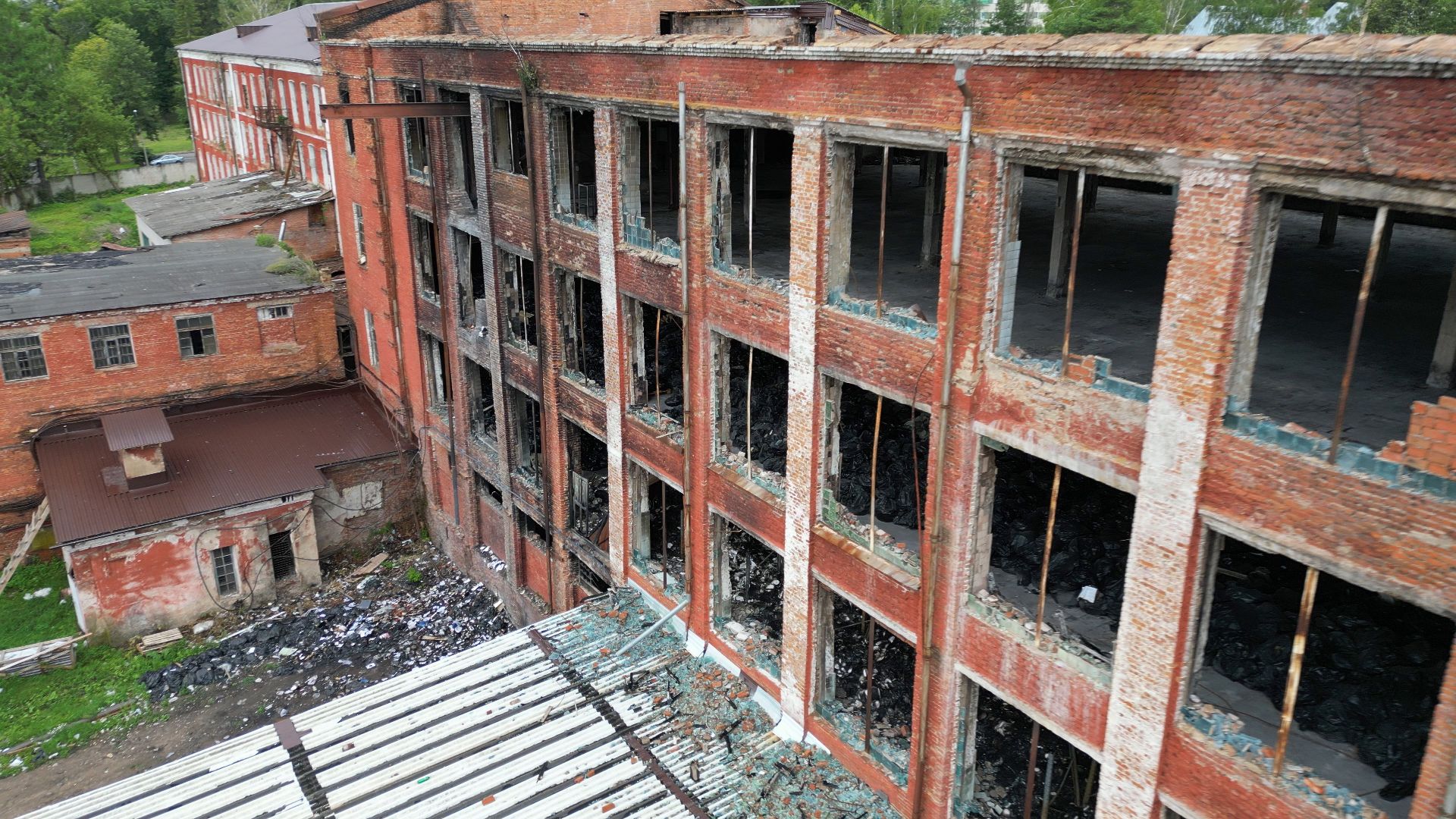 Высоковск, реставрация, культура,видео с коптера,