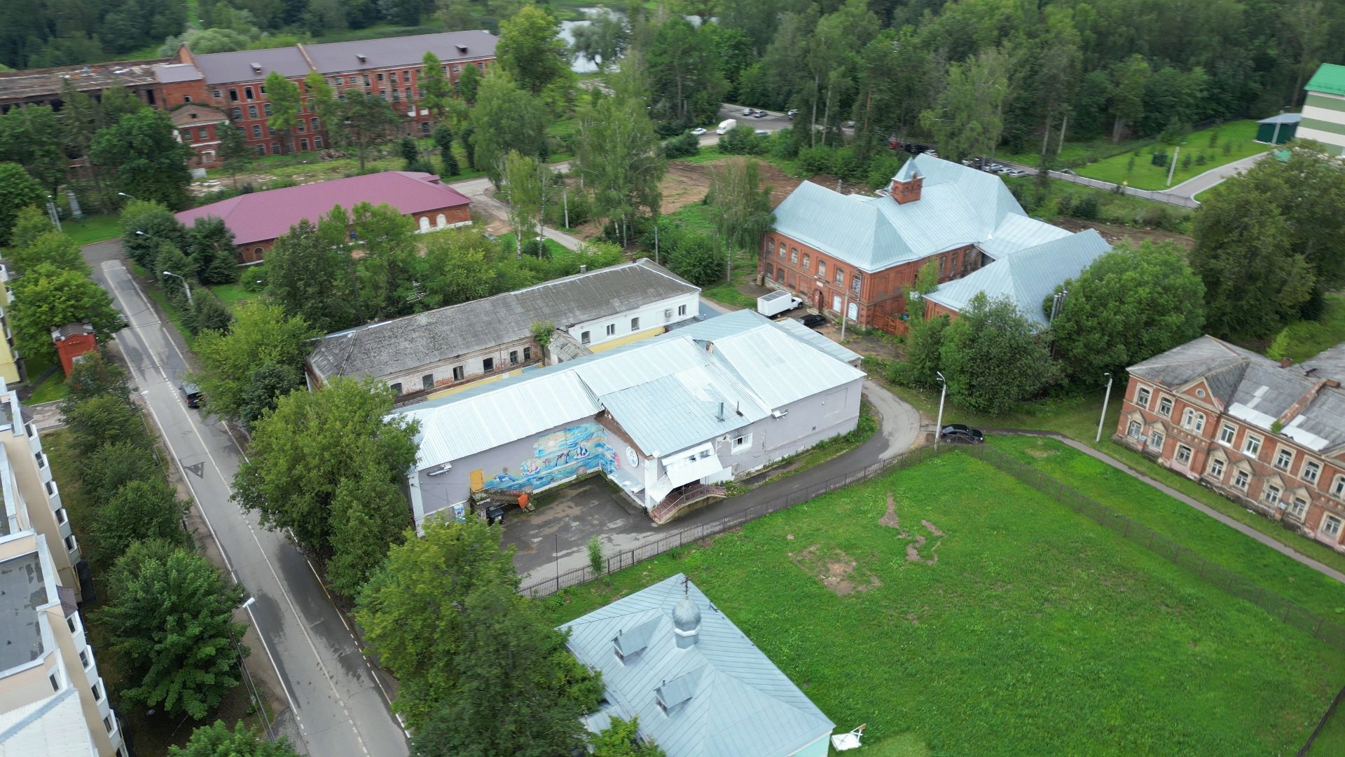 Высоковск, реставрация, культура,видео с коптера,