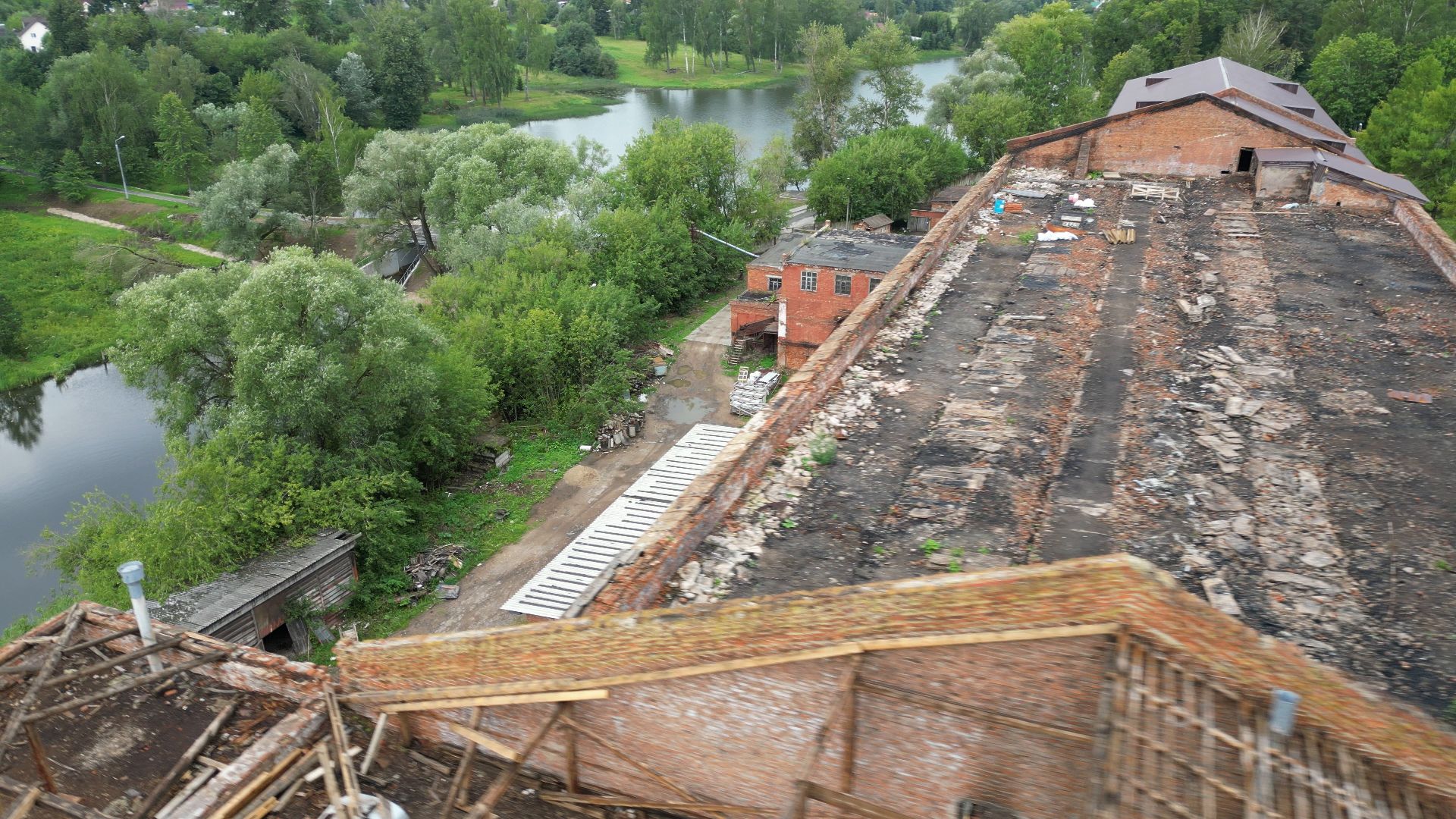 Высоковск, реставрация, культура,видео с коптера,