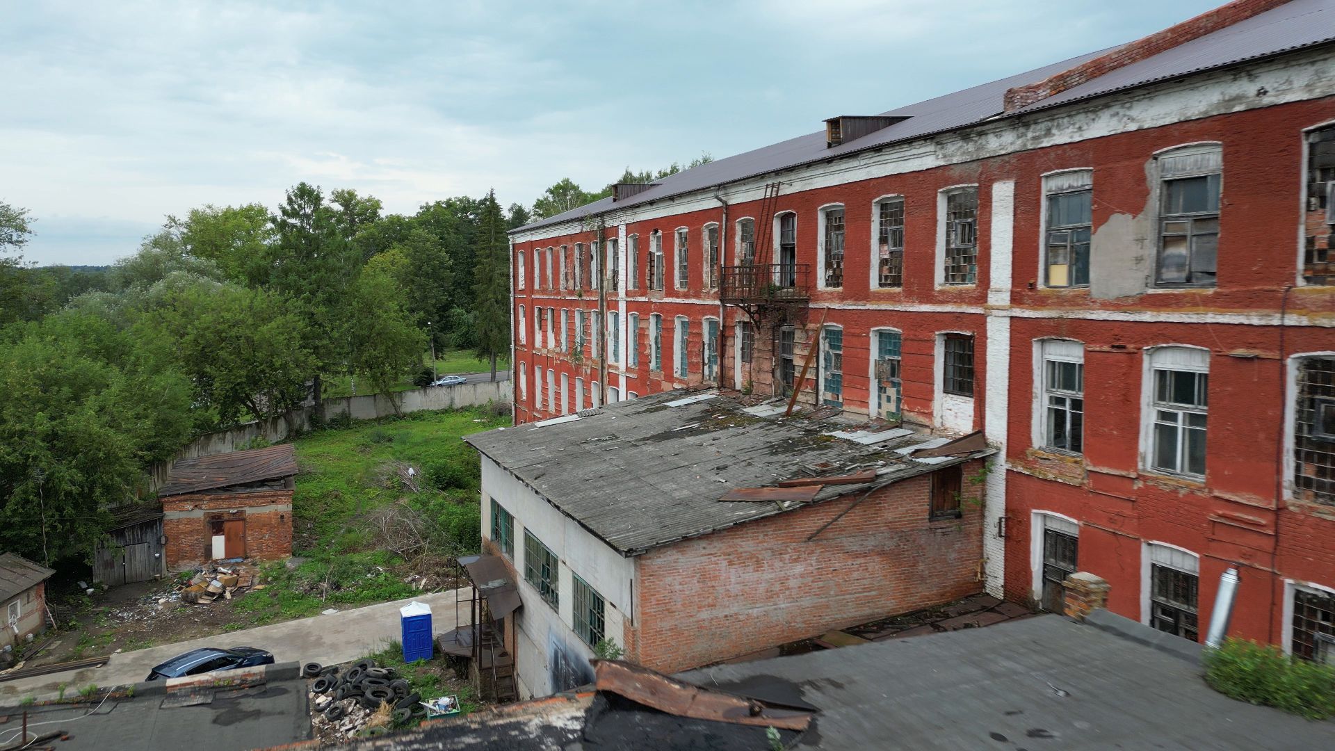 Высоковск, реставрация, культура,видео с коптера,