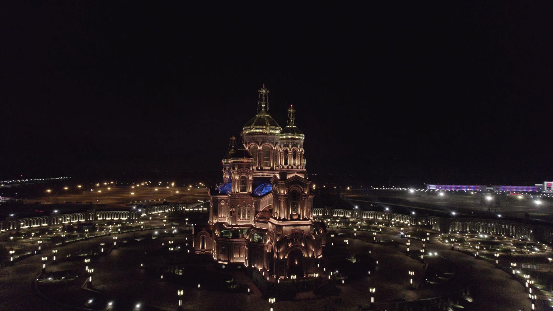 храм, патриот, военные,видео с коптера,