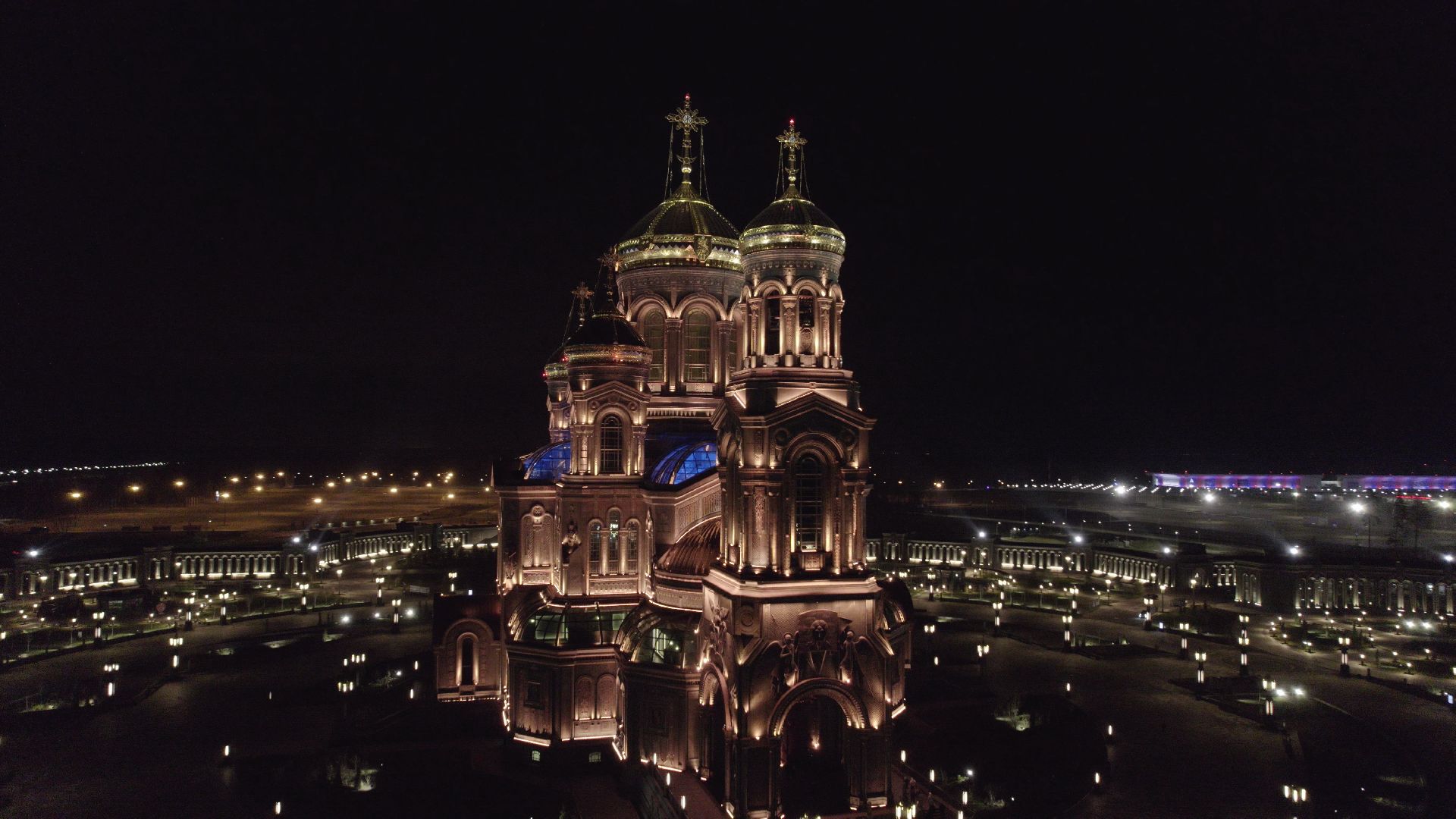 храм, патриот, военные,видео с коптера,