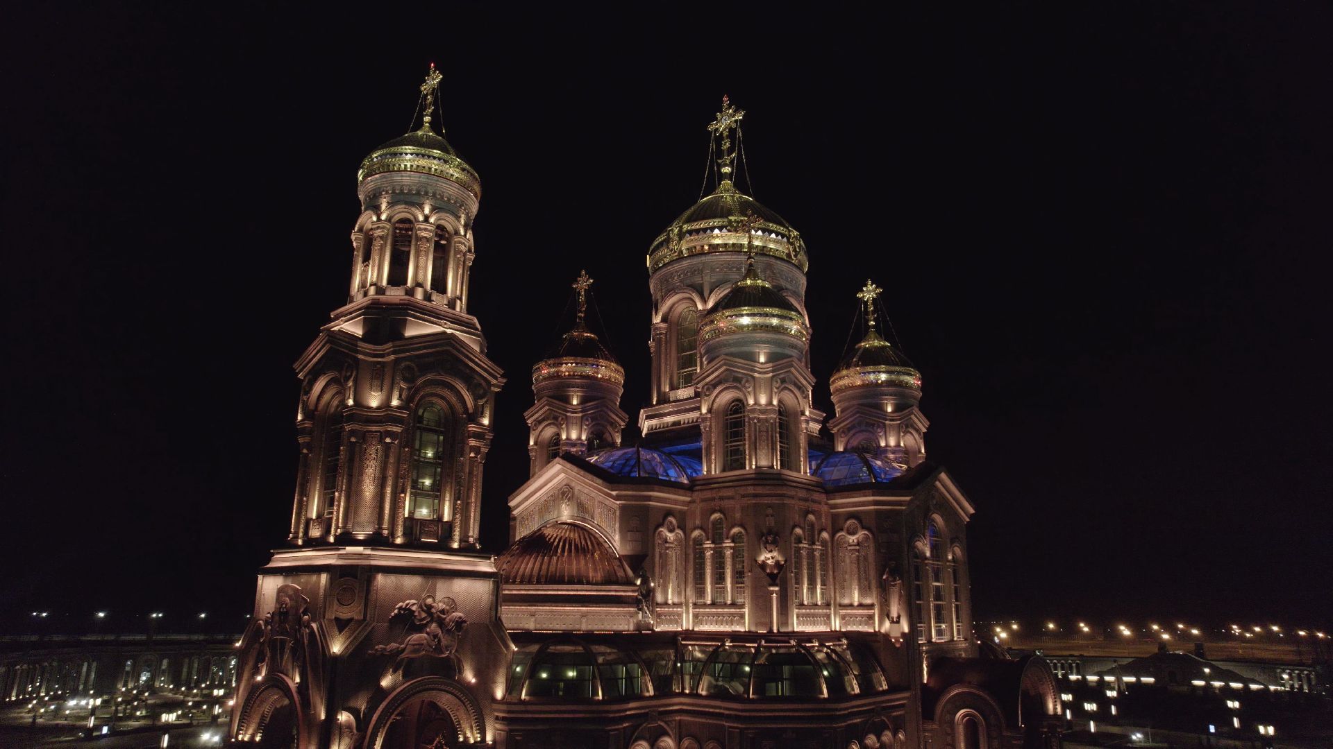 храм, патриот, военные,видео с коптера,