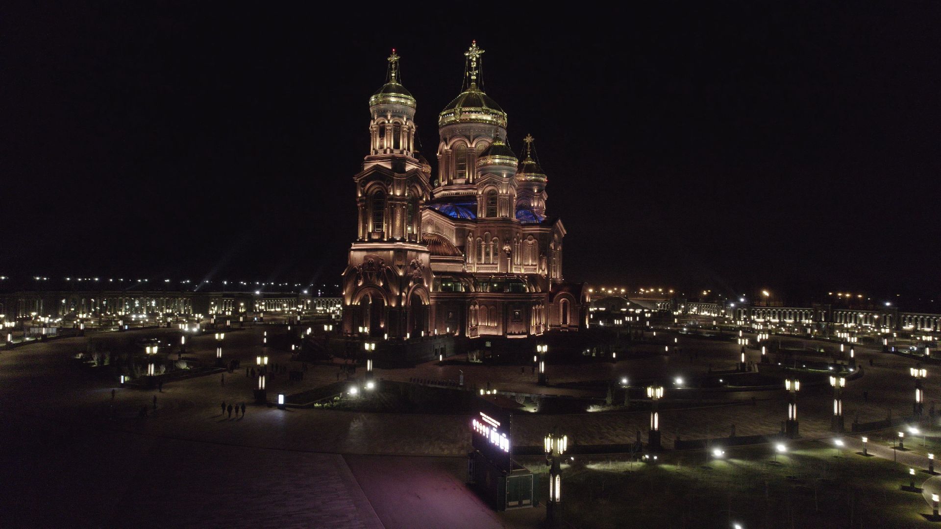 храм, патриот, военные,видео с коптера,