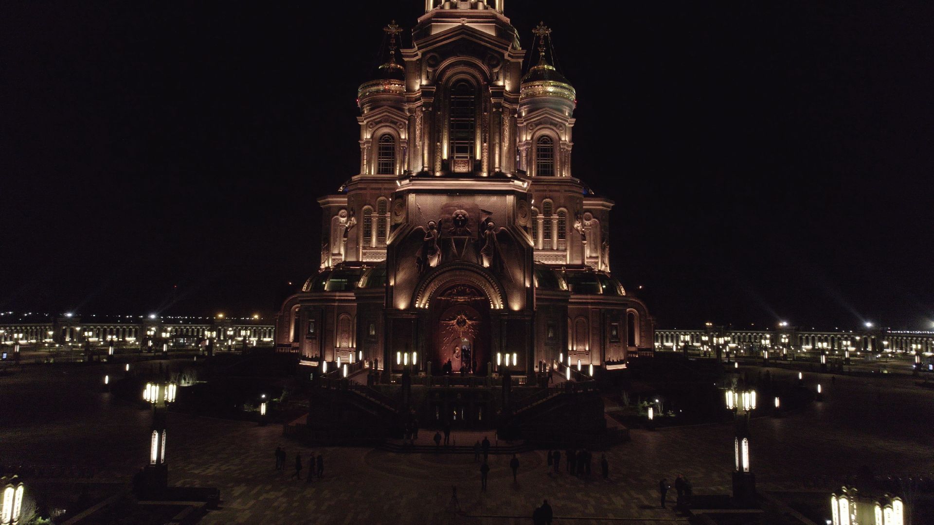 храм, патриот, военные,видео с коптера,