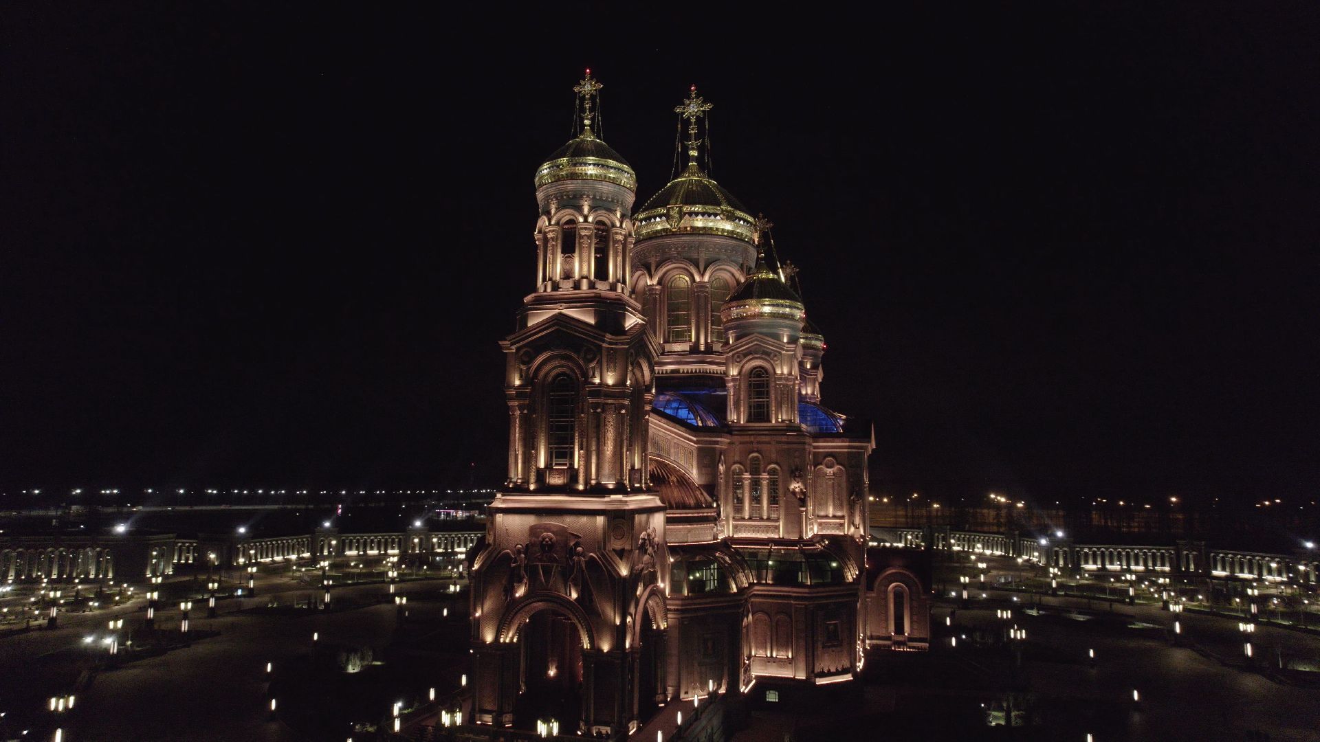 храм, патриот, военные,видео с коптера,