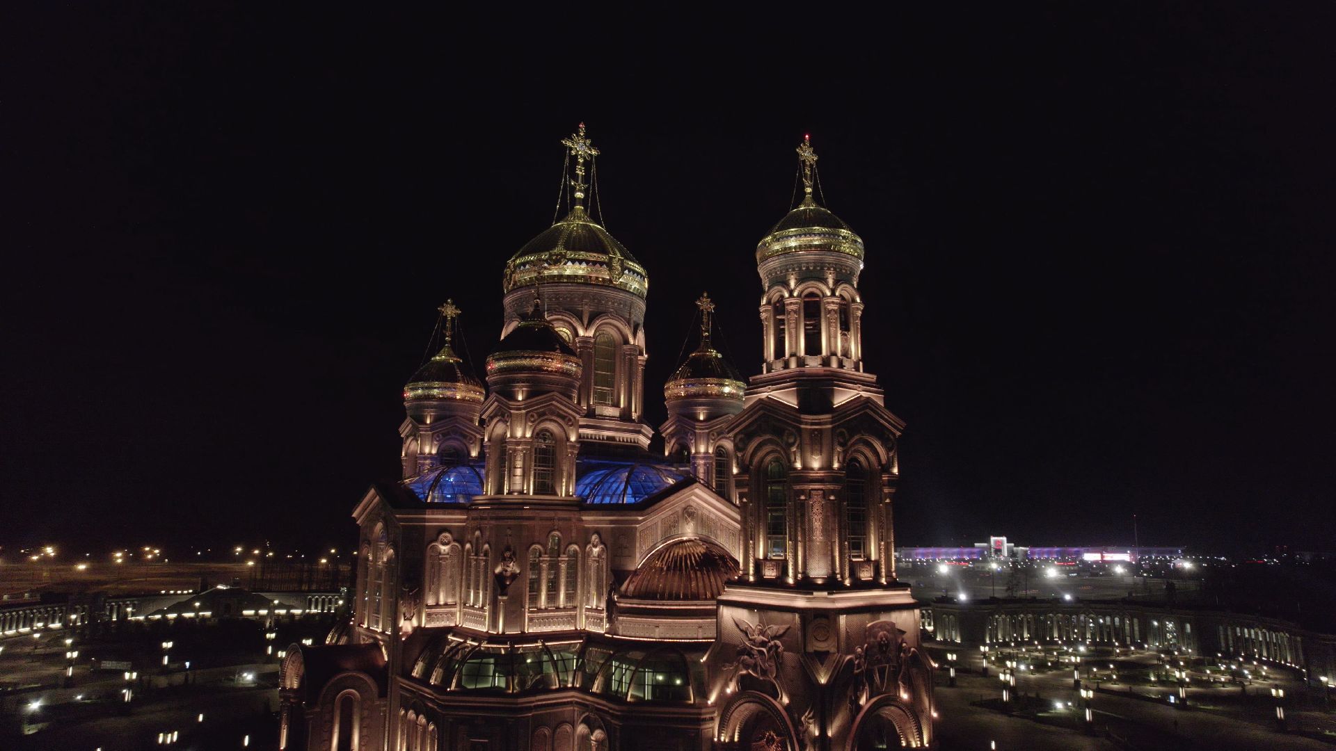 храм, патриот, военные,видео с коптера,